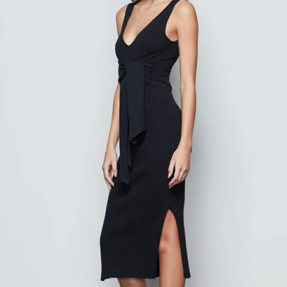 Black Knit Dress - Good American Size 0